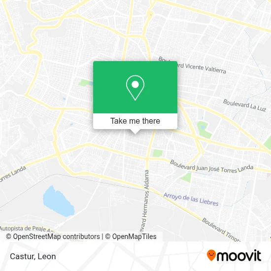 Castur map