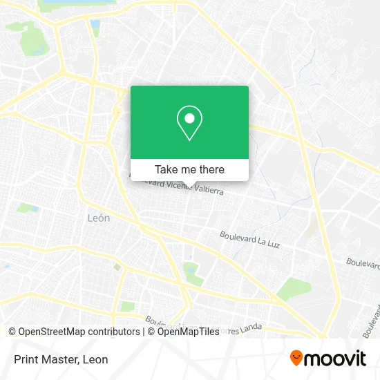 Print Master map