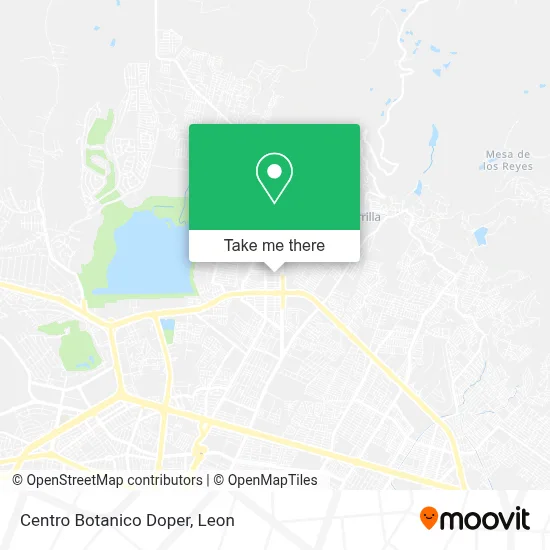 Centro Botanico Doper map