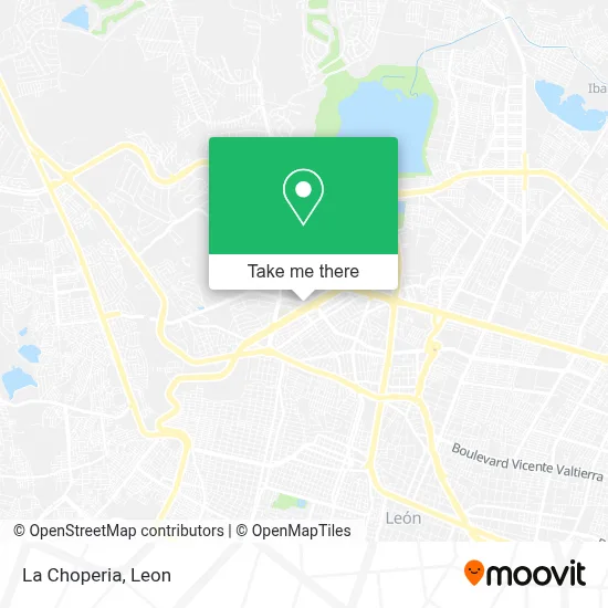 La Choperia map