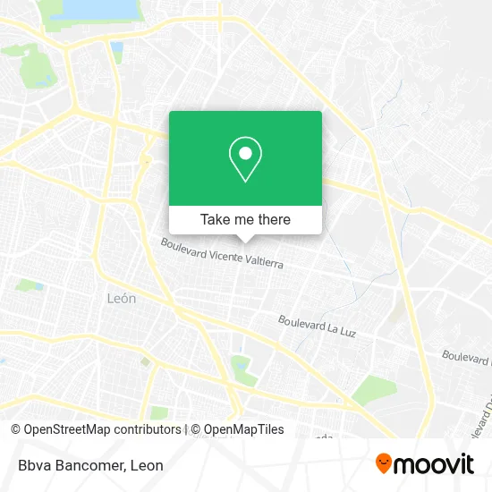 Bbva Bancomer map