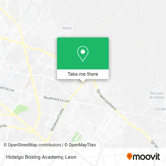 Hidalgo Boxing Academy map