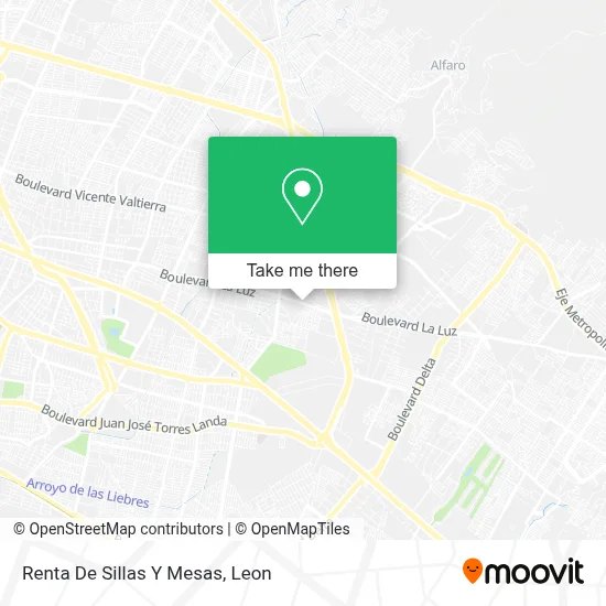 Renta De Sillas Y Mesas map