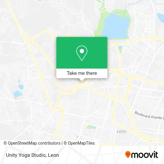 Unity Yoga Studio map