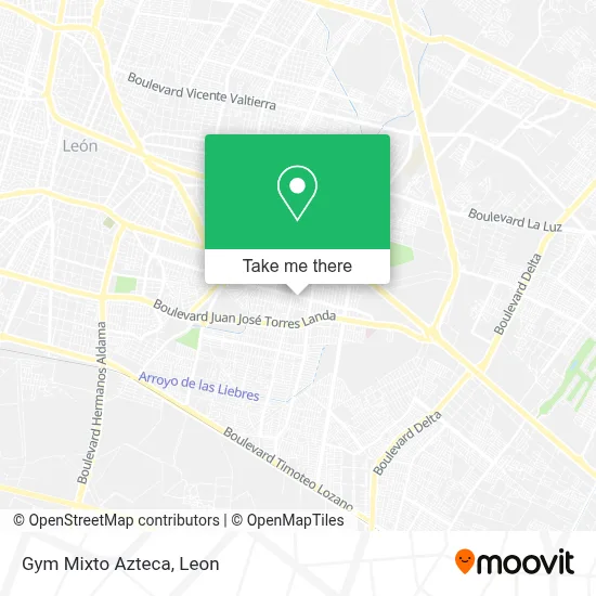 Gym Mixto Azteca map