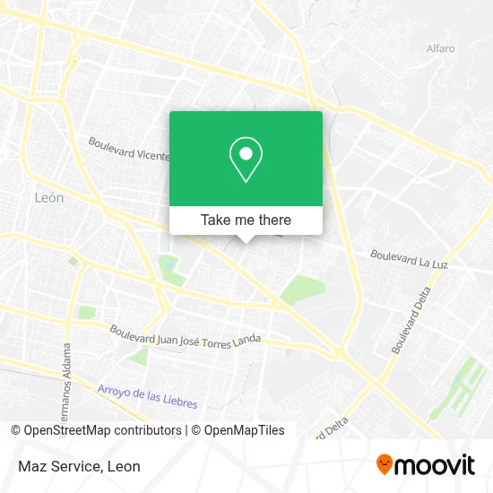 Maz Service map
