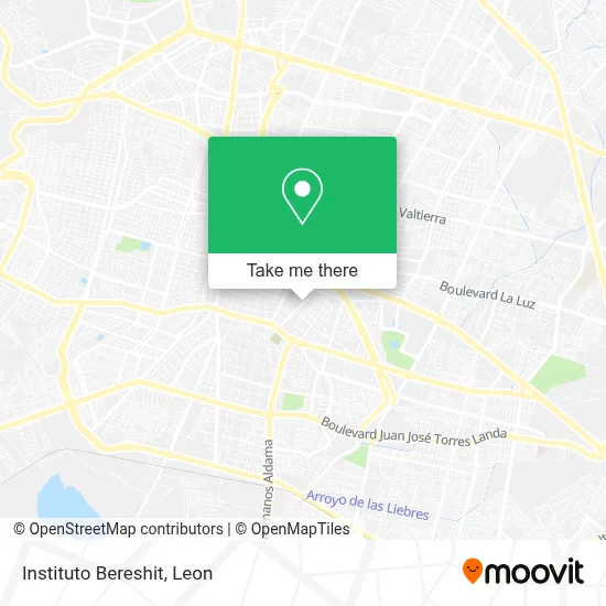 Instituto Bereshit map