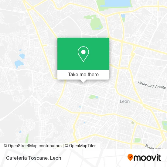Cafetería Toscane map