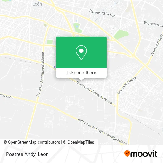 Postres Andy map