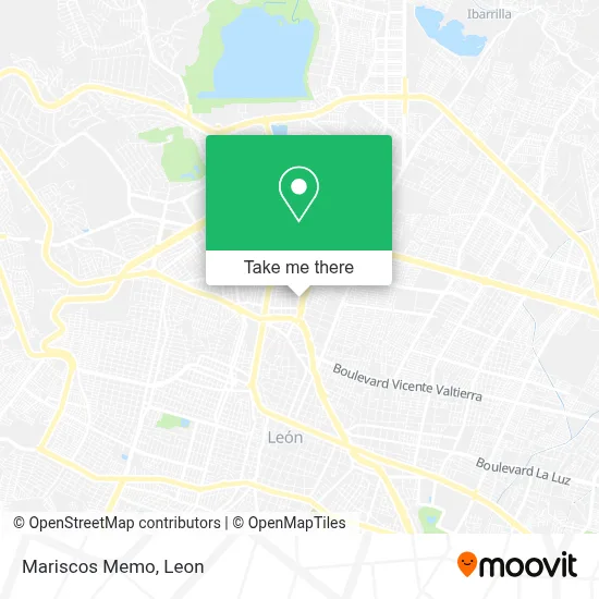 Mariscos Memo map