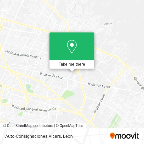 Auto-Consignaciones Vicars map