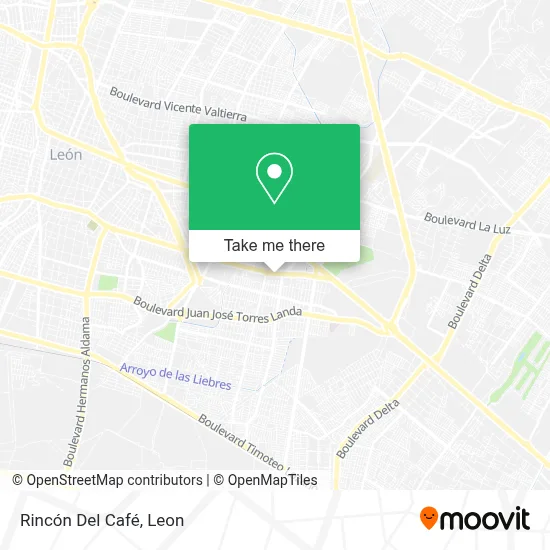 Rincón Del Café map