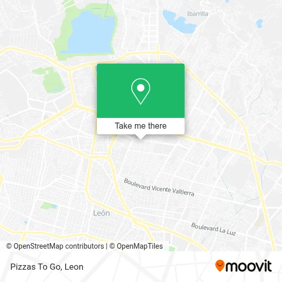 Pizzas To Go map