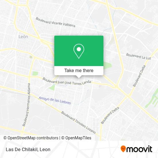 Las De Chilakil map