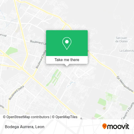Bodega Aurrera map