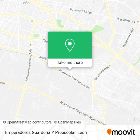 Emperadores Guardería Y Preescolar map