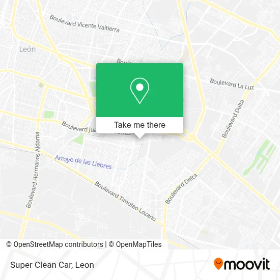 Super Clean Car map
