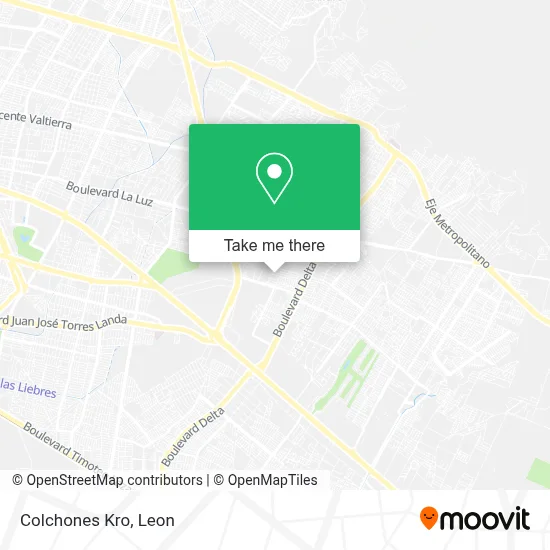 Colchones Kro map