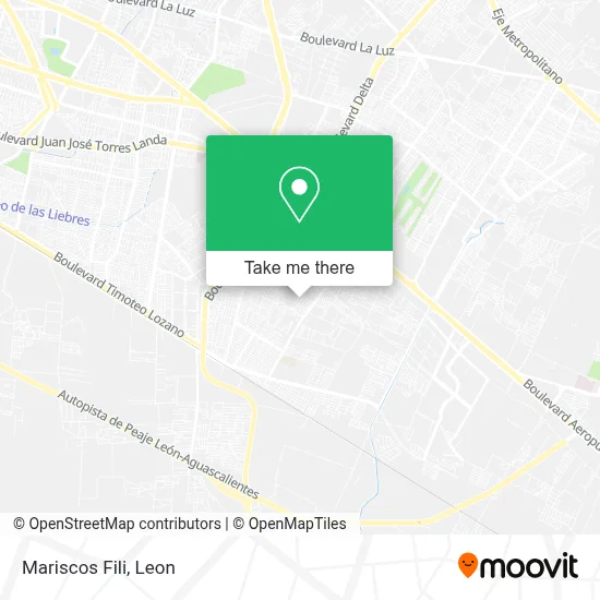 Mariscos Fili map
