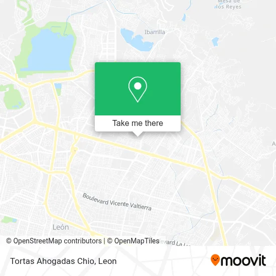 Tortas Ahogadas Chio map