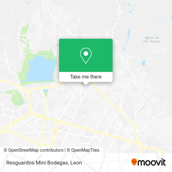 Resguardos Mini Bodegas map