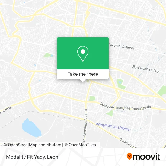 Modality Fit Yady map