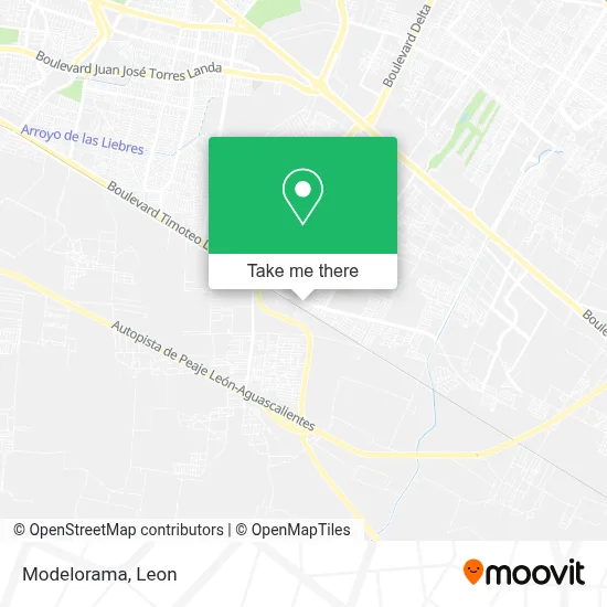 Modelorama map