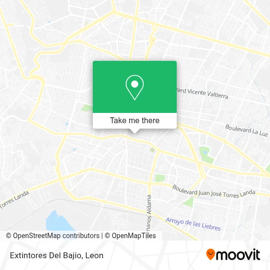Extintores Del Bajio map