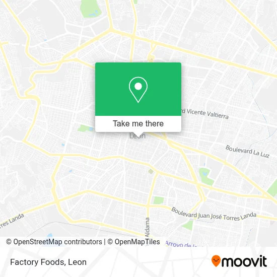 Factory Foods map