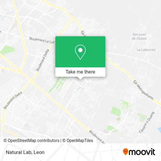 Natural Lab map