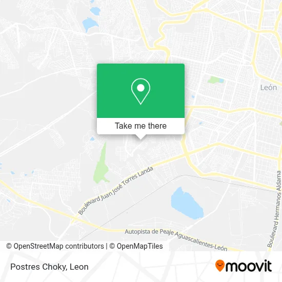Postres Choky map