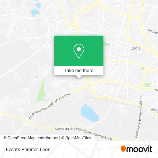 Events Planner map