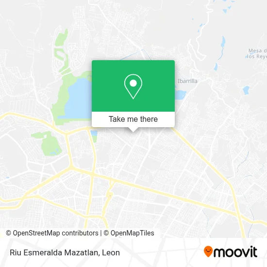 Riu Esmeralda Mazatlan map