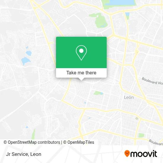 Jr Service map