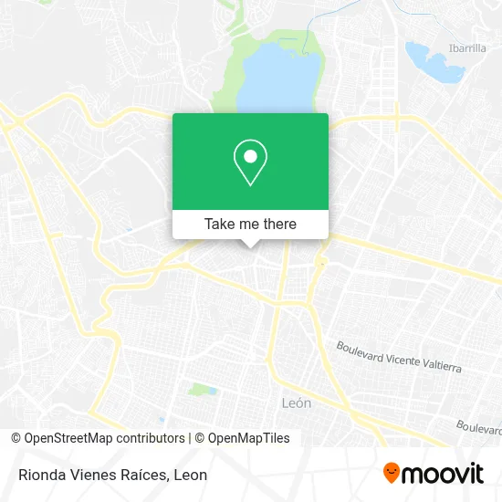 Rionda Vienes Raíces map
