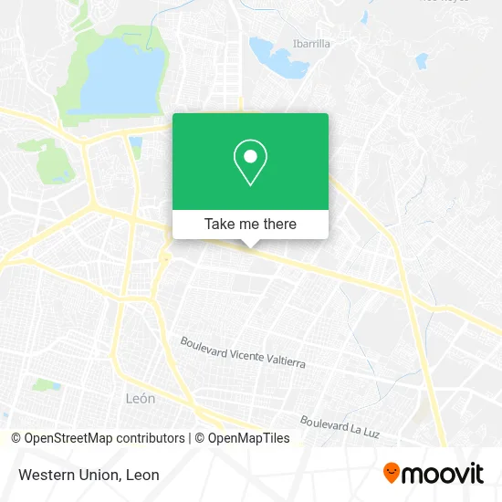 Western Union map