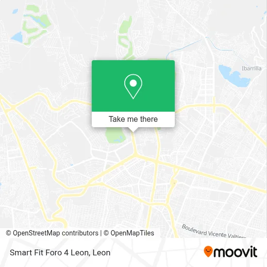 Smart Fit Foro 4 Leon map