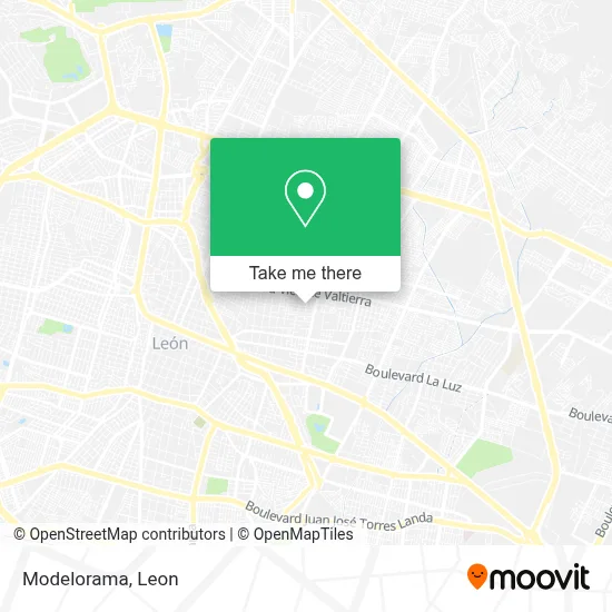 Modelorama map