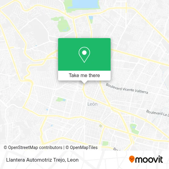 Llantera Automotriz Trejo map