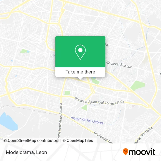 Modelorama map