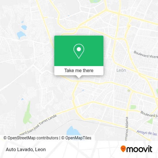 Auto Lavado map