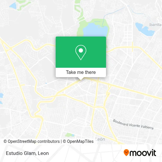 Estudio Glam map