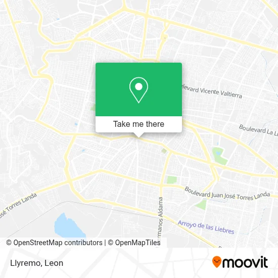 Llyremo map