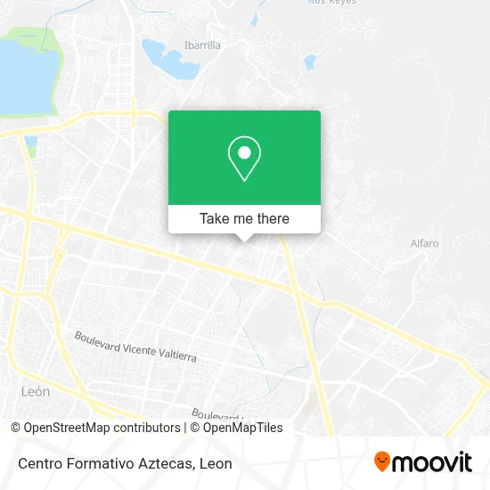 Centro Formativo Aztecas map