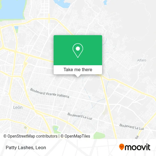 Patty Lashes map