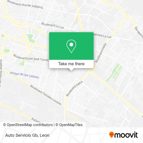 Auto Servicio Gb map