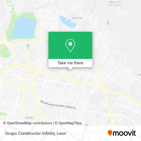 Grupo Constructor Infinity map