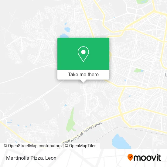 Martinolis Pizza map