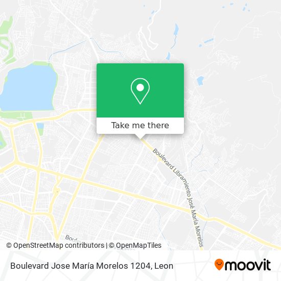 Boulevard Jose María Morelos 1204 map
