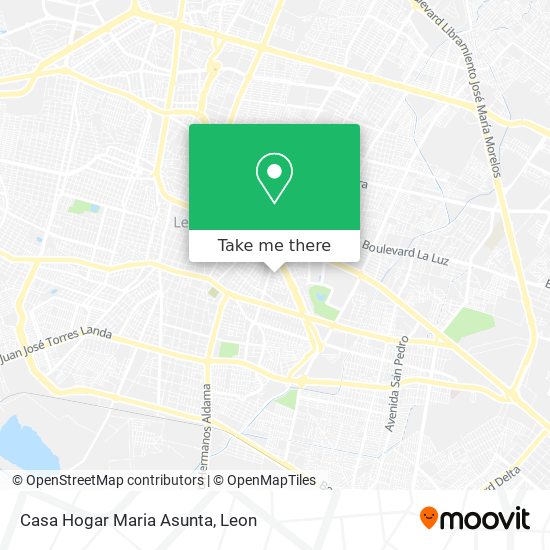 Mapa de Casa Hogar Maria Asunta